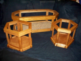 SOLID OAK''display''Coffee Table, End Tables
